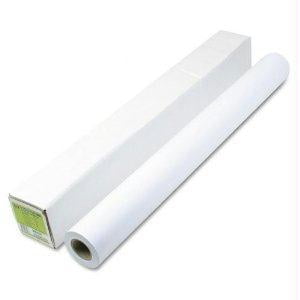HP Universal Papier Adhésif, Rouleau de 36 Pouces par 150 Pieds, Poids de 21 lb, Affiché en Rouleau Blanc à Côté de Sa Boîte d'Emballage. Idéal pour le Bureau et l'École, Papier de Recharge et Convient aux applications d'Impression, de Dessin Ou de CAO.