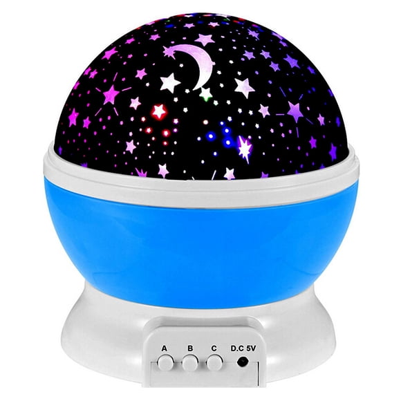 Sun And Star Moon projector rotating night Light Lamp for kids to sleep 4 LED Bead 360 Degree Romantic Rotating Night Sky Cosmos Star Projector for Christmas And Festival in Bedroom Living Room