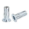 thumbnail image 1 of Unique Bargains Écrous à Rivets à Prise Multiple 5/16-18, Lot de 10 Écrous à Tête Plate Filetés pour Insert en Acier au Carbone Plus Écrous, 1 of 5