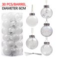 thumbnail image 4 of CEHVOM 30PCS Christmas Xmas Tree Ball Bauble Hanging Home Party Ornament Decor 6CM Clearance, 4 of 7