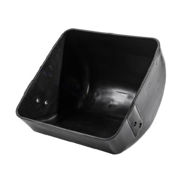 lionlar Mangeoire pour Cochon Mangeoire pour Cochon Montable Équipement Robuste Seau Bols Alimentation du Bétail Noir