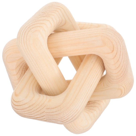 Home Wood Knot Decoration Wooden Chain Decor Living Room Desktop Decor Home Supply