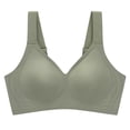 thumbnail image 1 of Soutien-gorge T-Shirt Col en V avec Armature Réglable Confortable pour Femmes, 1 of 6