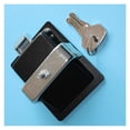 thumbnail image 5 of Poignée de Porte de VR, Serrure de Porte d'Entrée de Roulotte de Voyage de VR Pêne Dormant à Palettes Type à Tirer Panneau Serrure en Métal pour Serrure de Porte d'Entrée de Campeur, 5 of 5