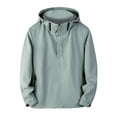 thumbnail image 1 of Timegard Plus Size Jackets for Women Long Sleeve Oversized Light Raincoat Jackets Fall Windbreaker Coat, 1 of 3