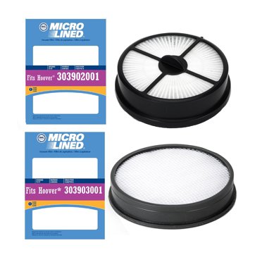 DVC Micro-Lined Hoover WindTunnel Air UH70400 Filter Bundle Kit, Includes 303902001 & 303903001