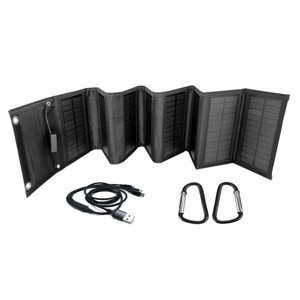 25W Foldable Dual USB Solar Panel Portable Outdoor Mobile Phone Charger