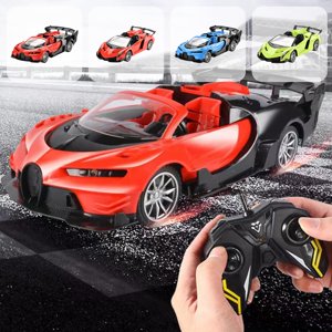 Sentmoon Remote Control Car Remote Control Car For Boys, Rechargeable 1/18 RC Cars Toys, Simulation Sport Racing Car Model With Headlight Present Christmas Birthday Kids Toys Car