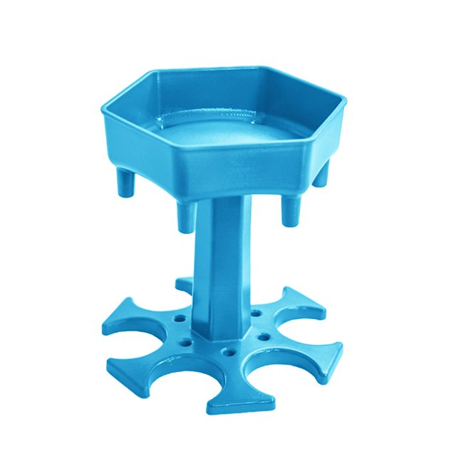 Distributeur et Support pour 6 Verres à Shot - Distributeur pour Remplir les Liquides