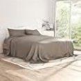 thumbnail image 3 of ienjoy Home Bamboo 4 Piece Sheet Set, King, Taupe, 3 of 4