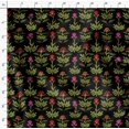 thumbnail image 4 of Soimoi Velvet Fabric Leaves & Floral Artistic Print Fabric by Yard 58 Inch Wide, 4 of 5