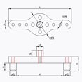 thumbnail image 4 of 2-10mm Sel Centering Doweling Jig Set Wood Hole Locator Blue, 4 of 9