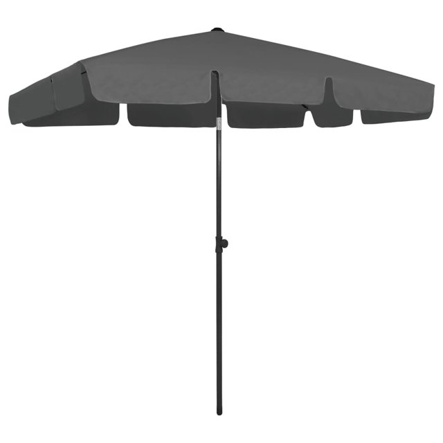 vidaXL Parasol Extérieur Hauteur Réglable Inclinable pour Jardin