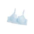 thumbnail image 2 of INSPIRE CHIC Women Full Cup Bras Breathable Comfort Floral Lace Full Coverage Non Padded Underwired Bra 44/100 Fit 42B/C Light Blue, 2 of 6