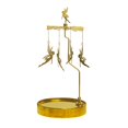 thumbnail image 2 of GUOOL Golden Rotating Candle Holder Holder Home Candlestick Centerpieces Wedding Table Elf B, 2 of 9