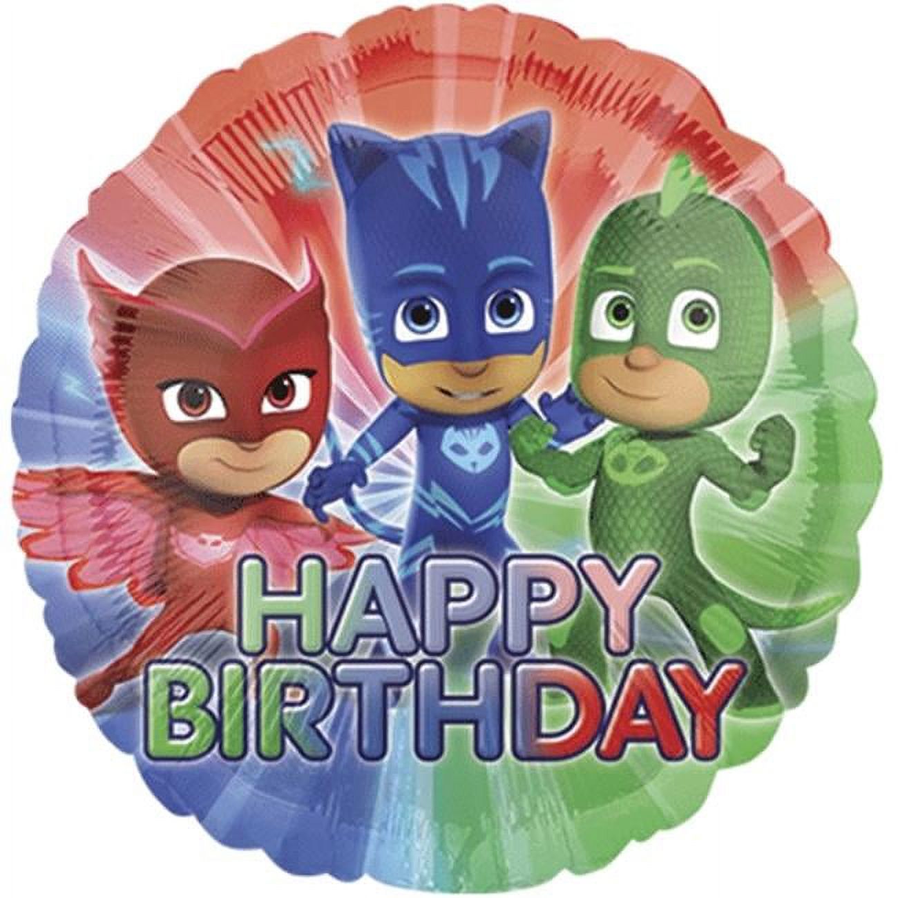 Loftus International A3-4673 18 Po. PJ Masks Ballon d'Anniversaire