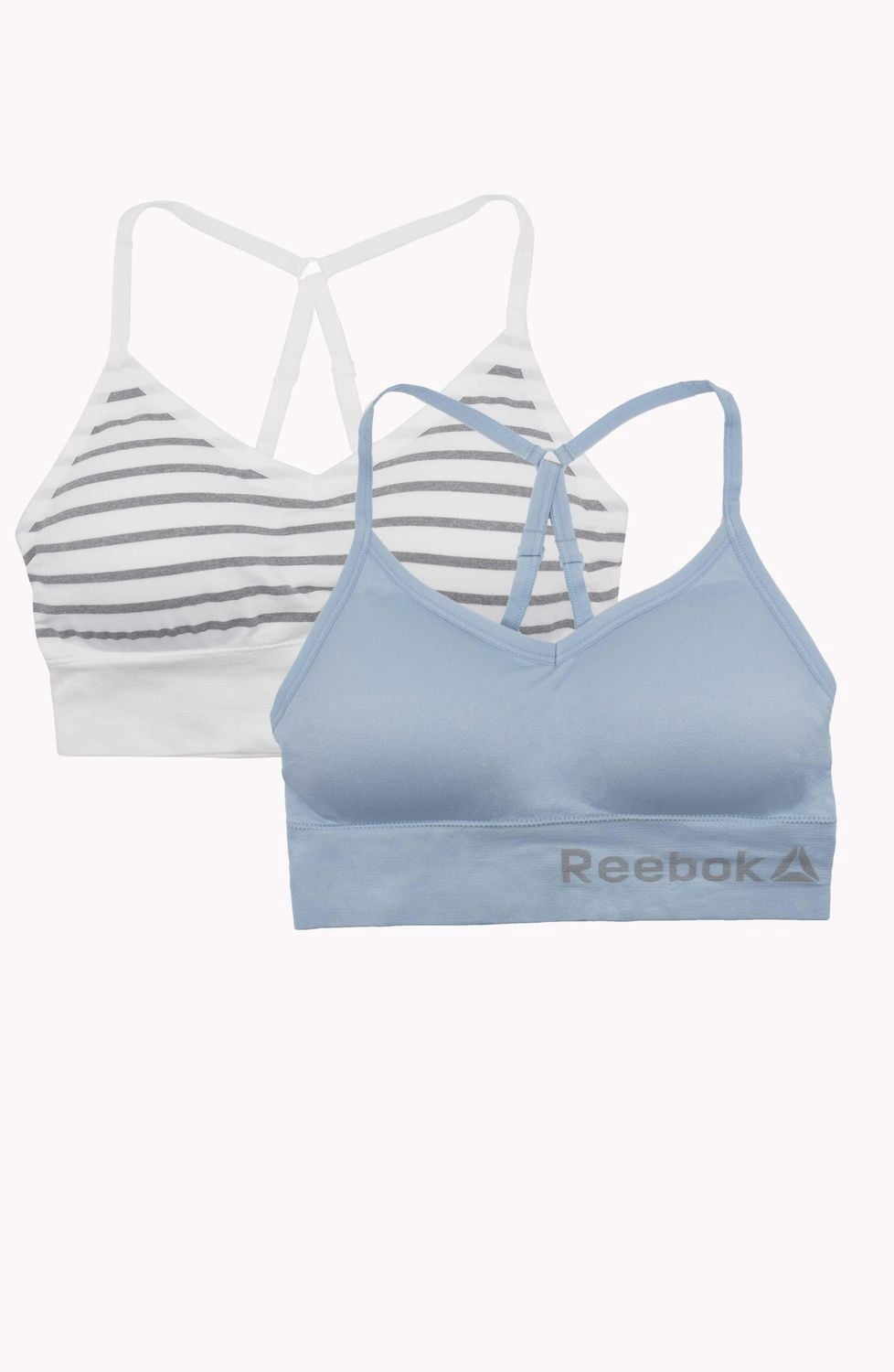 Reebok Ladies' 2 Pack Seamless Longline Bralettes