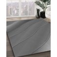 thumbnail image 3 of Ahgly Company Tapis d'Intérieur Lavable à la Machine, Carré, Transitionnel, Gris Gray, Tapis de Zone, 8 Pieds Carré, 3 of 7