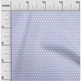 thumbnail image 2 of oneOone Viscose Chiffon Medium Blue Fabric Dot Craft Projects Decor Fabric Printed By The Yard 42 Inch Wide, 2 of 5