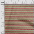 thumbnail image 2 of oneOone Velvet Red Fabric Chevron Craft Projects Decor Fabric Printed By The Yard 58 Inch Wide, 2 of 4