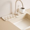 thumbnail image 4 of TIELUTT Faucet Mat for Kitchen SinkSlope Fast Dish Drying Rack Stainless Steel Stainless Steel Dish Rack Large Dish Pans for Kitchen 12x15 Countertop Dish Drying Rack with 2 Tier Dish Drying Rack with, 4 of 4