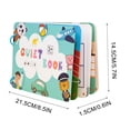 thumbnail image 4 of Livre Calme pour Enfants B Compétences de Réflexion Activités d'Apprentissage Préscolaire Résolution de Problèmes Autocollant Réutilisable Jouet Éducatif de Voyage Livre d'Activités Montessori pour Tout-Petits, 4 of 5