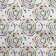 thumbnail image 1 of oneOone Tissu Jersey Viscose Multicolore Abstrait Cercle Matériel de Robe Tissu Imprimé Tissu au Mètre 60 Pouces de Large, 1 of 4