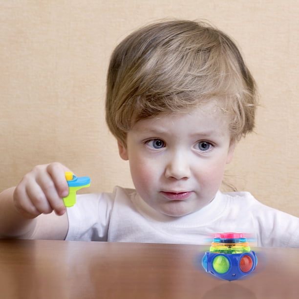 Œufs De Pâques Tournants – Lot De 4 Toupies LED Avec Musique – Cadeau Invité Anniversaire Enfant – Dès 3 Ans