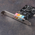 thumbnail image 2 of 3X Carte Son PCIe 5.1, Carte Audio 3D PCI Express Surround pour PC avec Performance Sonore Directe Élevée et Support, 2 of 7