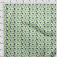 thumbnail image 4 of oneOone Georgette Viscose Green Fabric Abstract Brush Stroke Sewing Craft Projects Fabric Prints by Yard 42 Inch Wide, 4 of 5
