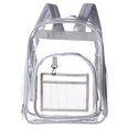 thumbnail image 1 of 17” Clear Backpack Water Resistant Transparent Backpack Large Capacity Bookbag School Bag With Adjustable Straps For School  Work  Stadium  Security Travel  College, 1 of 10