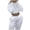 White, variant on Fgnfyis Women's Fashion Outfits for Women Tracksuit Hoodies Sweatshirt and Sweatpants Casual Sports 2 Piece Set Sweatsuits Sets for Women 2 Pieces Women's Trousers Suit Black M