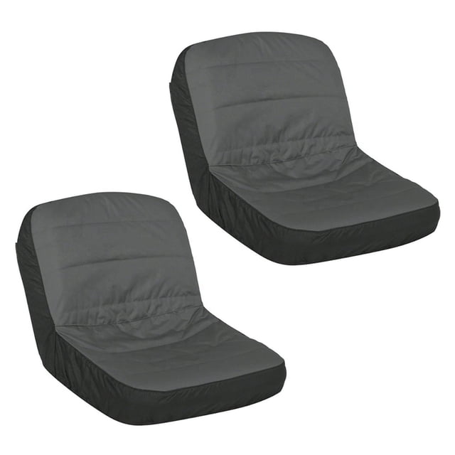 2X Housse de Tracteur Tondeuse Universelle Rembourrée avec Coussin de Rangement Moyen