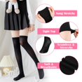 thumbnail image 1 of Transemion 4pairs Delicate Thigh High Stockings Hypoallergenic No Loose Thread All Body Shape Suitable 1Set, 1 of 6