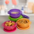 thumbnail image 4 of Tupperware Plastic Storage Star Bowl - 500 ml, 4 Pieces, Multicolor, 4 of 5