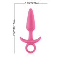 thumbnail image 3 of Firefly Prince Glow in the Dark Silicone Anal Plug, Medium, Pink, 3 of 3