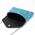 thumbnail image 3 of Sac Pochette Enveloppe à Strass Chaîne Pailletée Sac de Soirée Sac à Main pour Femme (Vert), 3 of 10