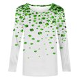 thumbnail image 5 of Chemises pour Femmes Mode Blouse à Manches Longues à Col Rond Imprimée de la Saint-Patrick Blouses pour Femmes, 5 of 5