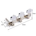 thumbnail image 2 of 6 Pcs Tuners de Guitare Acoustique/folk Têtes de Machine Chrome Partie 3R+3L, 2 of 5