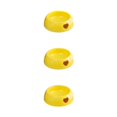 thumbnail image 2 of Dalazy Bol pour Chien en Plastique Résistant à l'Usure et Durable, Résistant aux Morsures Longue Durée, Jaune, Grande Taille, Ensemble de 3, 2 of 6