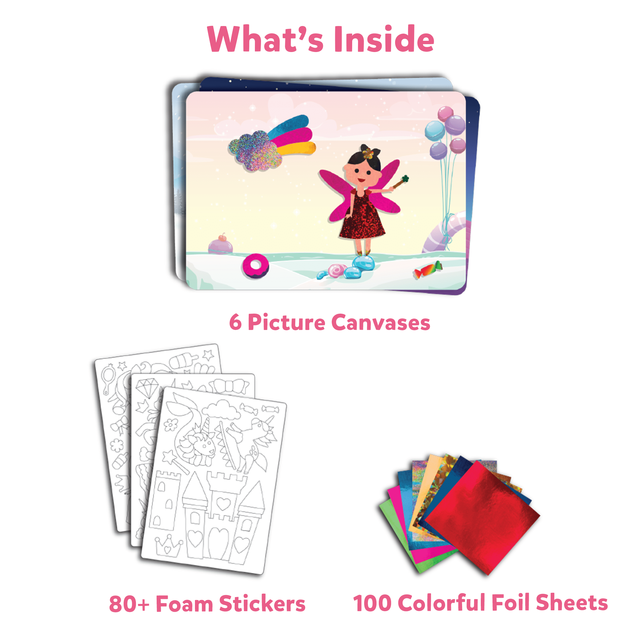 Foil Fun Unicorns & Princesses Bilingual