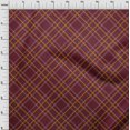 thumbnail image 3 of oneOone Silk Tabby Fabric Tartan Check Print Sewing Fabric BTY 42 Inch Wide, 3 of 4