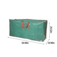 thumbnail image 3 of Giant PE Woven Christmas Tree Storage Bag 165x75x38cm, Waterproof Artificial Holiday Xmas Tree Container, Reinforced Handles, 3 of 7