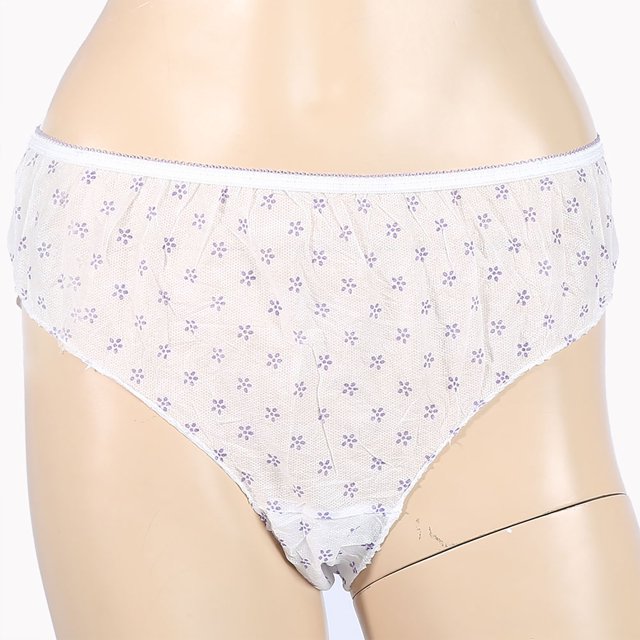 Ensemble de 7 Pcs pour Femmes Culottes Jetables de Voyage Post-Partum Culottes NOn Tissées