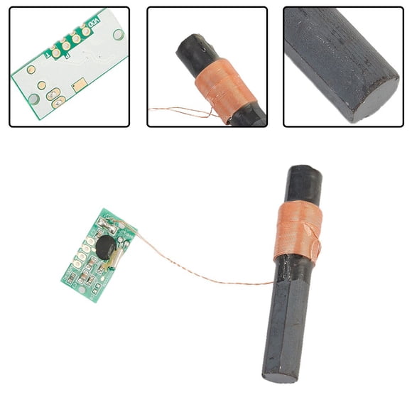 Module Récepteur DCF77 Module d'Heure Radio Horloge Radio Module Radio Antenne pour JJY/40+60KHz Module à Double Fréquence Récepteur DCF