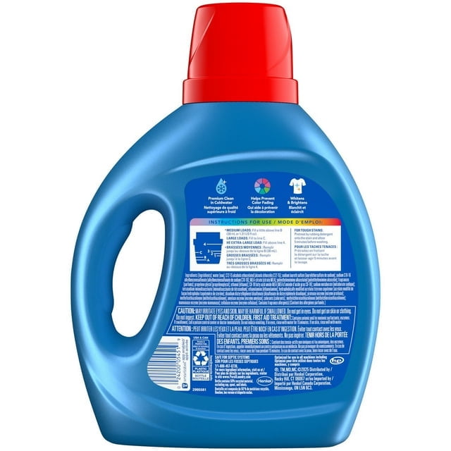 Persil Original Everyday Clean Liquid Laundry Detergent, Deep Cleans, Protects Colours, 1.86L, 48 Wash Loads, HE Compatible, 1 bottle