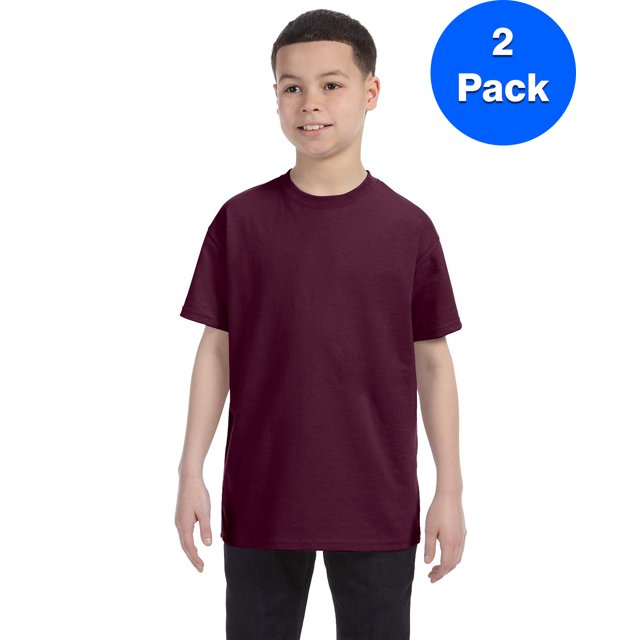 Hanes T-Shirt Jeunesse Authentic-T - 54500 (Lot de 2)