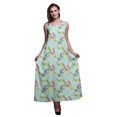thumbnail image 1 of Bimba Robe Longue Décontractée pour Femmes en Rayonne à Bretelles Spaghetti, Maxi d'Été, Robe Soleil - XX-Grand, 1 of 5