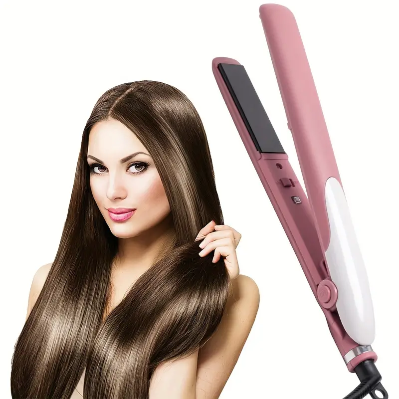 Hair Straightener Hair Curler 2-in-1 Electric Hair Styling Tools For Women Professional Hair Straightener Titanium Hair