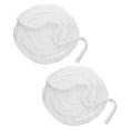 thumbnail image 2 of Miangastore Rouleau de Coton Permanent Blanc Pur Coton 2ensemble 41.9x0.8x0.6in, 2 of 9